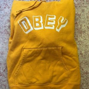 Obey Yellow Hoodie